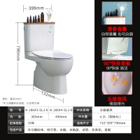 科勒官方家用座厕五级旋风缓降分体座便器瑞琦插花马桶18643