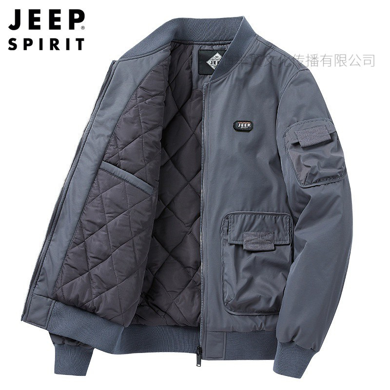 jeepspirit男士棉衣