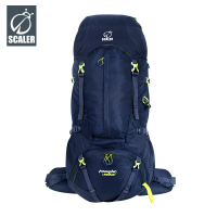 思凯乐(SCALER)Z8322015户外新款登山包60L大容量耐磨抗撕裂徒步露营旅行双肩背包 蓝色服饰