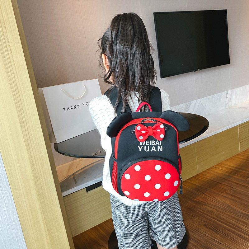 幼儿园可爱卡通书包3-6岁5宝宝小班中班大班双肩包儿童小女孩背包 小号米妮实惠版建议购买