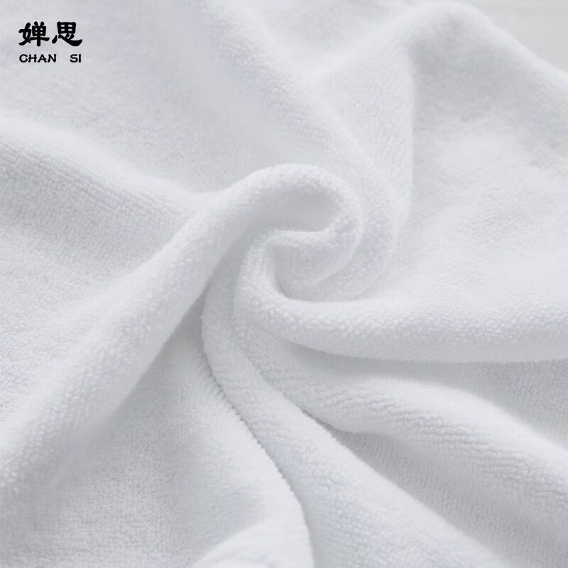 婵思 30*71cm 全棉纯白 毛巾 (计价单位:条) 白色