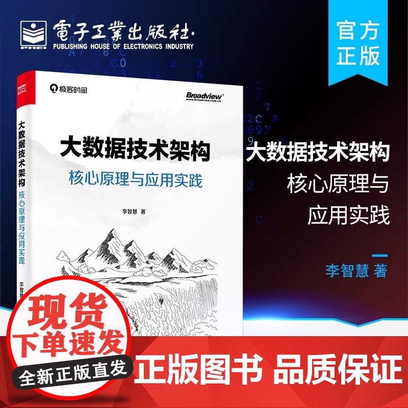 大数据技术架构 核心原理与应用实践 李智慧 计算机编程初学者了解大数据技术入门指南网络与互联大数据行业从业人员参考阅读书高清大图