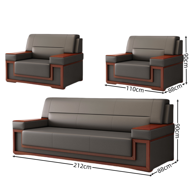 豫龙都办公沙发1+1+3套高清大图