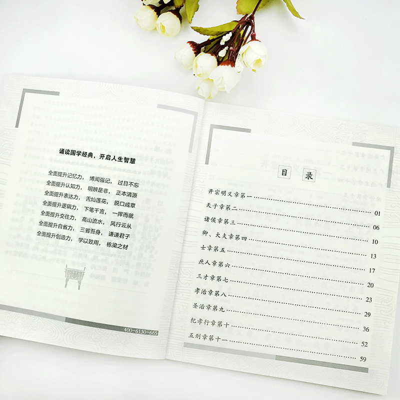 千字文 [正版]国学经典诵读丛书孝经黄帝内经论语曾国藩家书三字经大字注音版3-6-8-10岁幼儿童小学生启蒙故事书籍译注高清大图