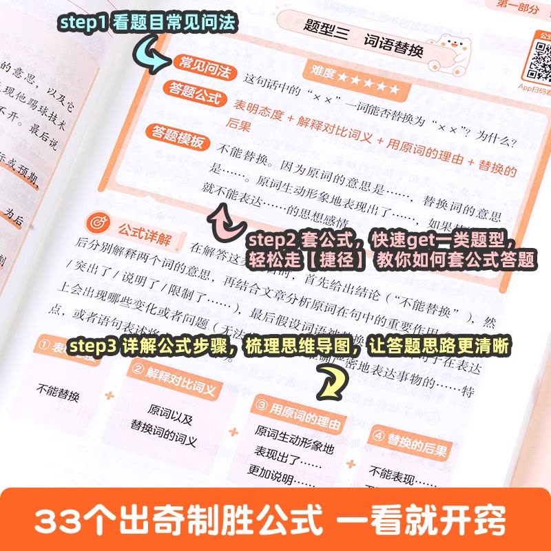 作业帮 阅读理解+文言文 小学通用 [正版]2024新版小学语文阅读理解公式法强化训练答题模板课内外阅读理解专项训练书人图片