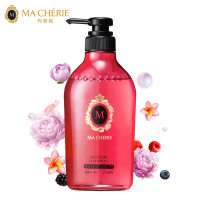 资生堂 玛馨妮(MA CHERIE)花语蜜润 洗发露(滋养丝滑)450ml(日本进口无硅油洗发水)