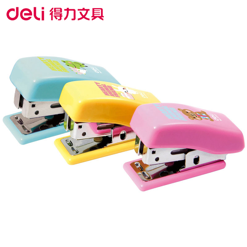 得力（deli）0303迷你订书钉 12# 混色 单只装