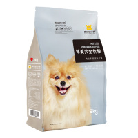 疯狂的小狗 小型犬狗粮 博美专用幼犬成犬2kg肉松粮