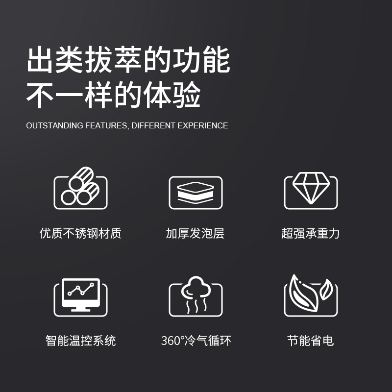 金佰特 KING BETTER 商用展示柜冷藏立式两门冰柜 水果蔬菜饮料保鲜酒店不锈钢陈列柜