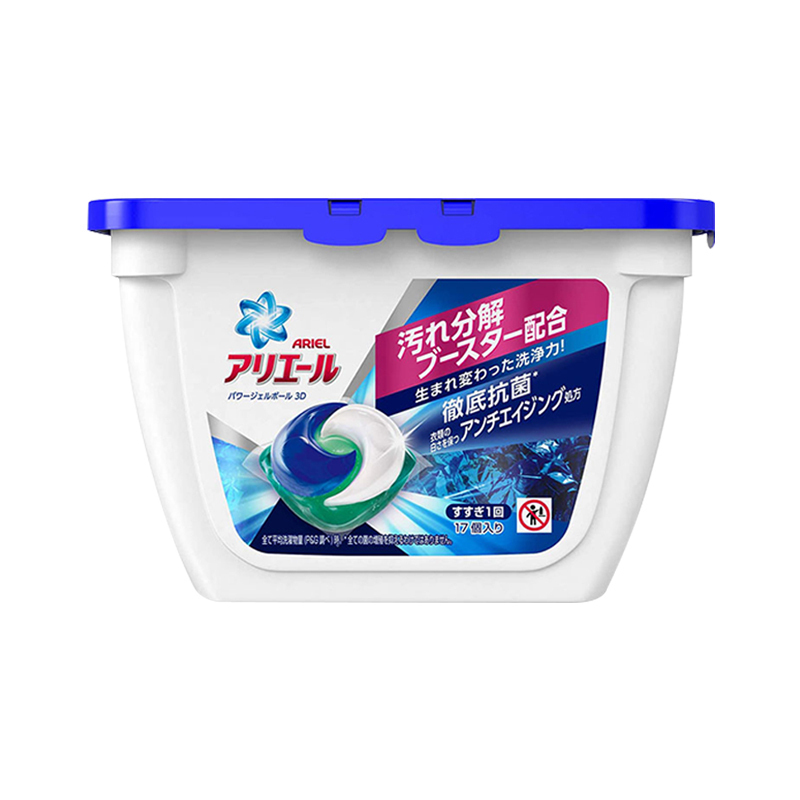 [深层抗菌]宝洁(Procter&Gamble) 3D洗衣凝珠洗衣液球 深层洁净款18颗 /17颗 新老版本随机发货
