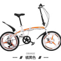 20寸折叠自行车双碟刹7变速成人学生通用wh 辐条轮款+礼包白色 默认尺寸