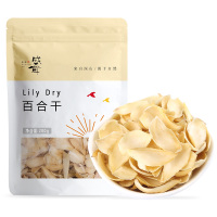 盛耳 百合200g 新鲜百合干无硫食用干货非特级兰州甜百合片白合干