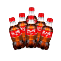 可口可乐碳酸饮料迷你mini整箱装汽水解渴瓶装300ml*6瓶[HB]