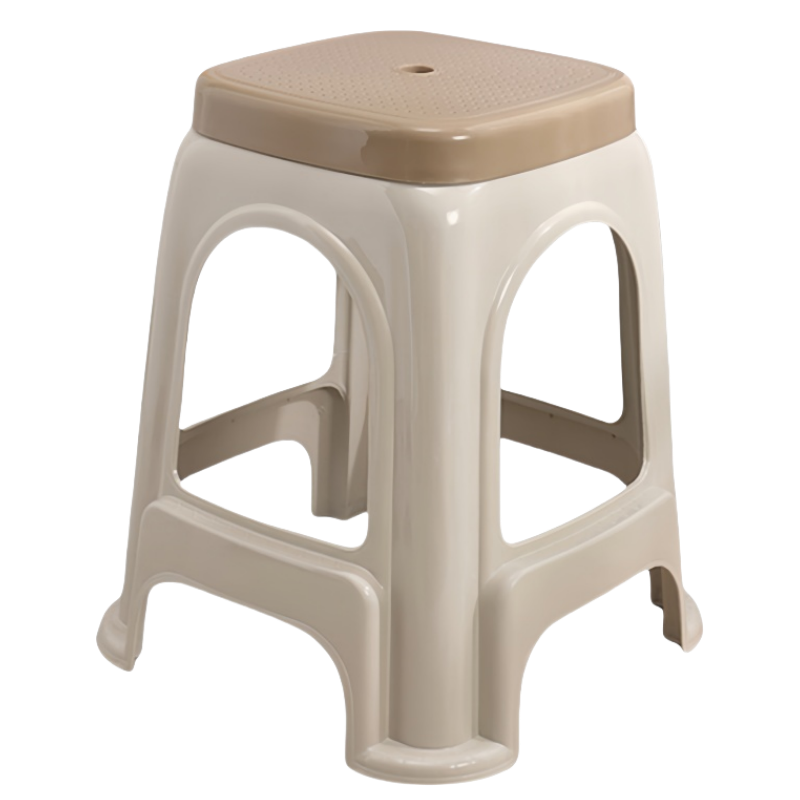晨磊 塑料凳子 卡其色 个高清大图