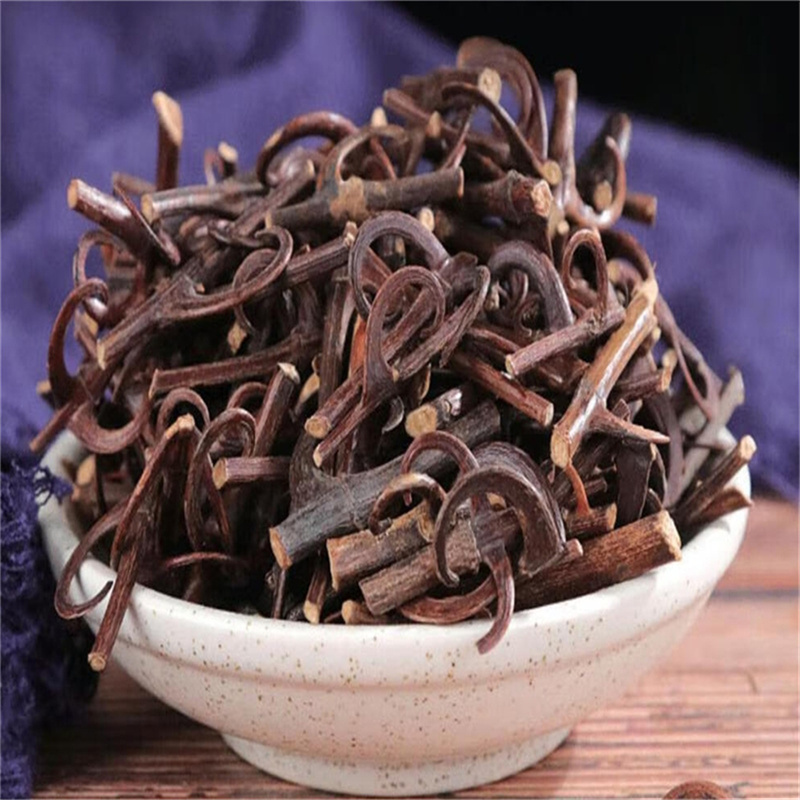 钩藤100克干货正品钩藤根勾藤勾藤茶钩藤片正品钩藤双钩藤钩滕煮水泡茶高清大图