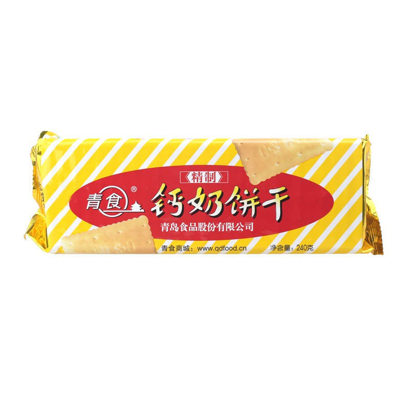 青食精致钙奶饼干240g