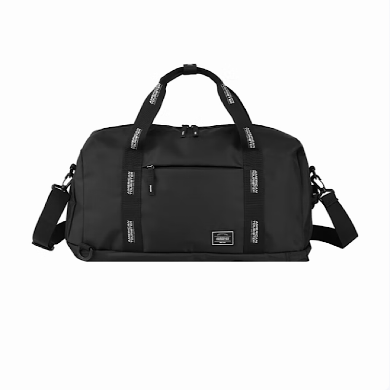 苏宁宜品&美旅（AMERICAN TOURISTER）多功能斜挎包旅行袋黑色667*09052