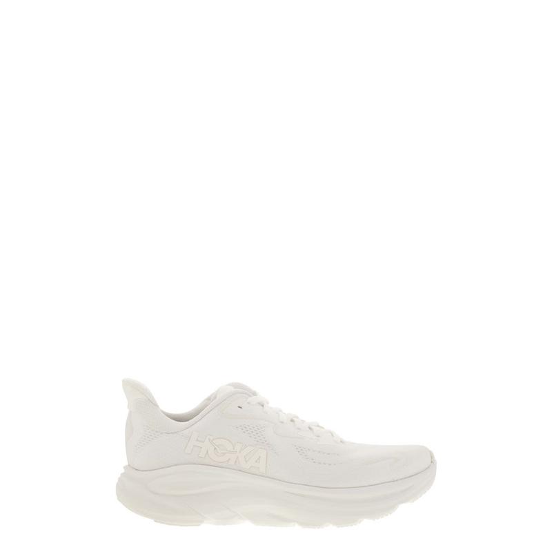 Hoka One One CLIFTON 圆头系带橡胶底女士运动鞋轻便舒适 sneakers