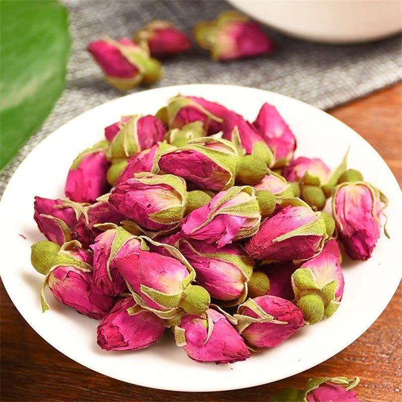玫瑰花茶平阴干花泡茶干玫瑰花瓣食用重瓣玖瑰散装茶包官方旗舰店图片