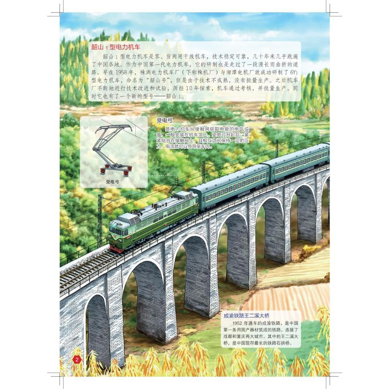 【M】儿童火车科学绘本 2 了不起的电力机车-9787113289256