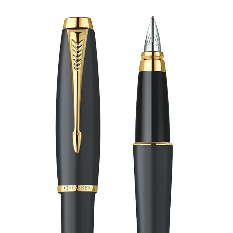 派克(PARKER) 0.5mm 都市磨砂黑杆金夹墨水笔 都市系列(单位:支)