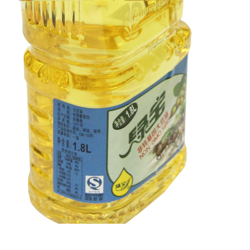 绿宝 非转基因 大豆油1.8L