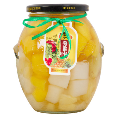 林家铺子什锦水果罐头820g 罐头无防腐剂休闲食品水果罐头 即食 零食户外食用 沙拉 披萨烘焙辅料