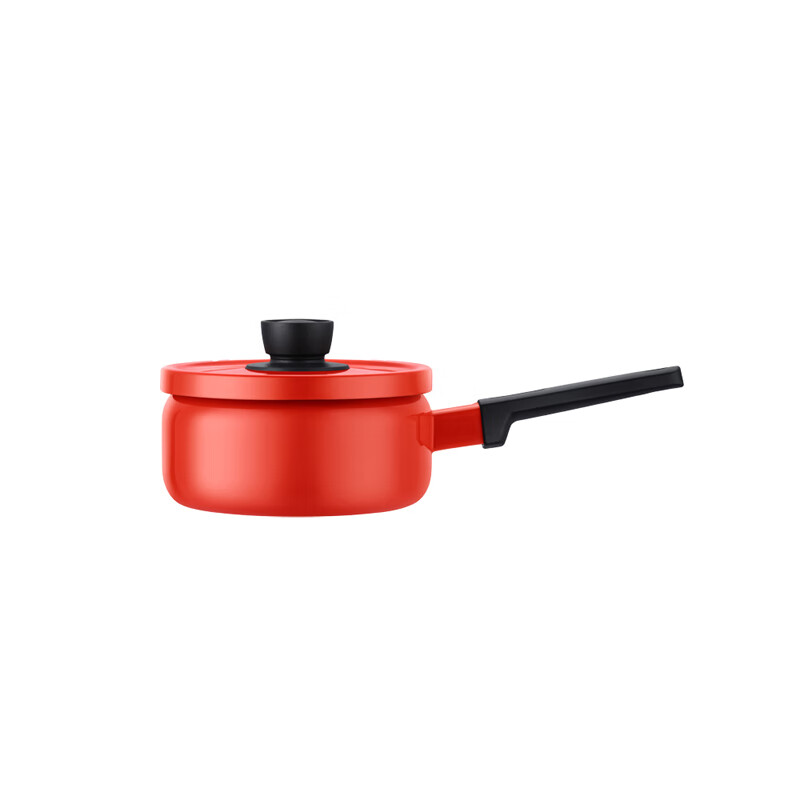 德世朗(DESLON) 厨房家用珐琅无涂层多用奶锅 红色 DFS-M941A-RD