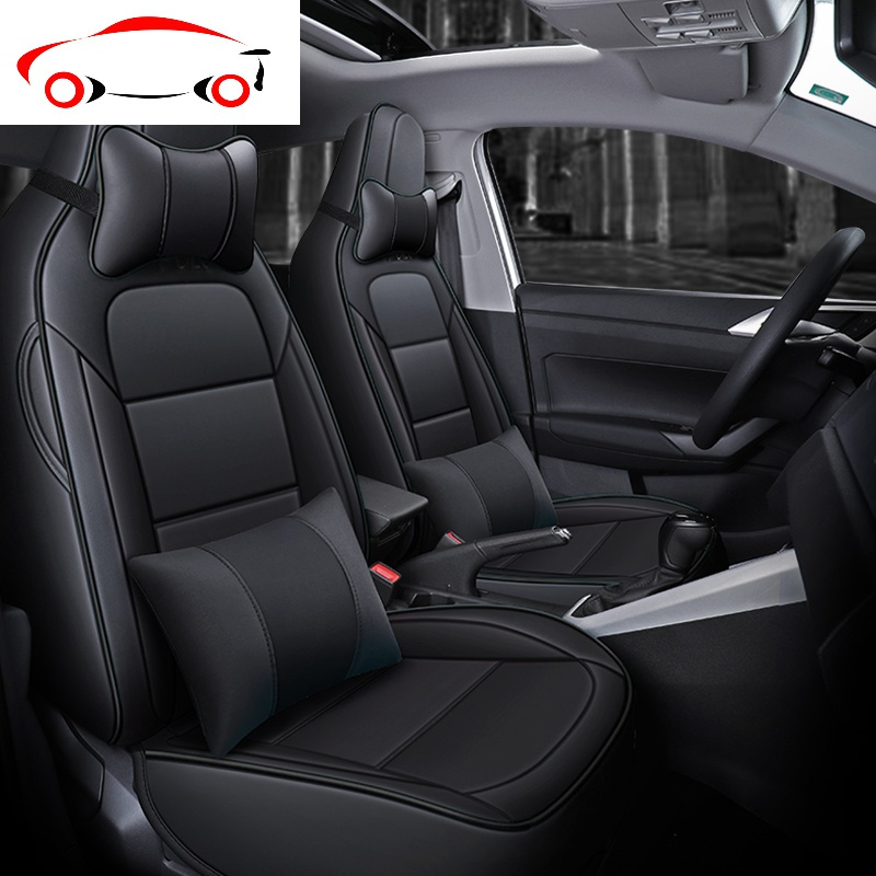 polo座套19款大众poloplus汽车坐垫专用全包围四季波罗女车坐椅套jing