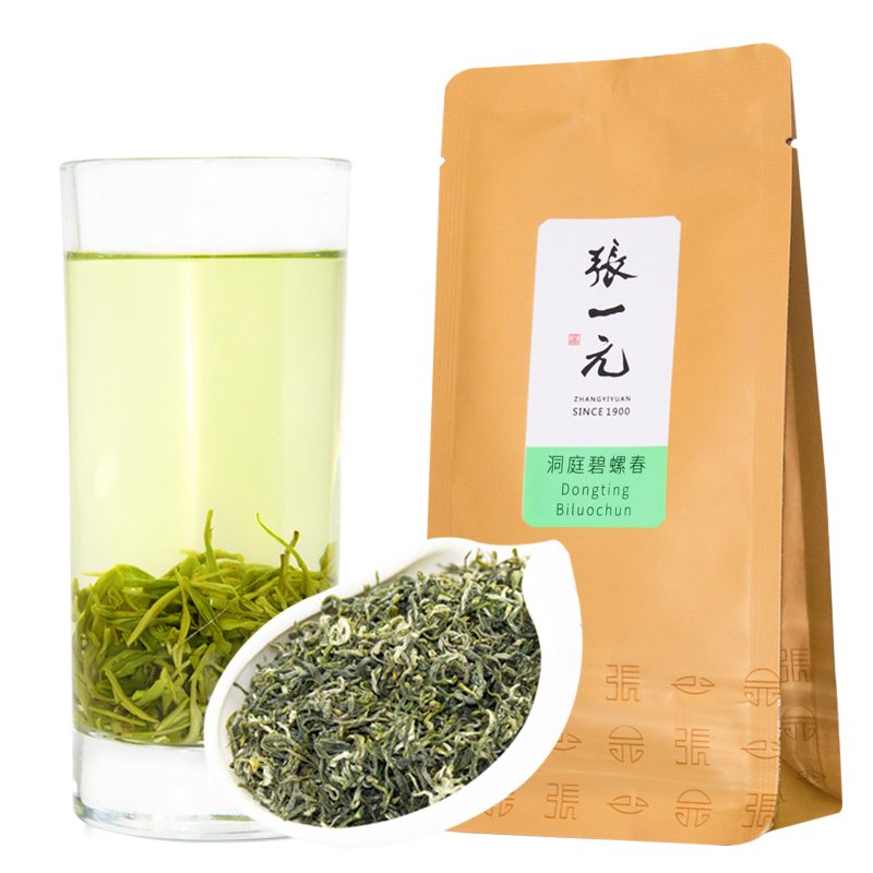 张一元茶叶 一级洞庭碧螺春50g/袋 绿茶茶叶 鲜嫩采摘