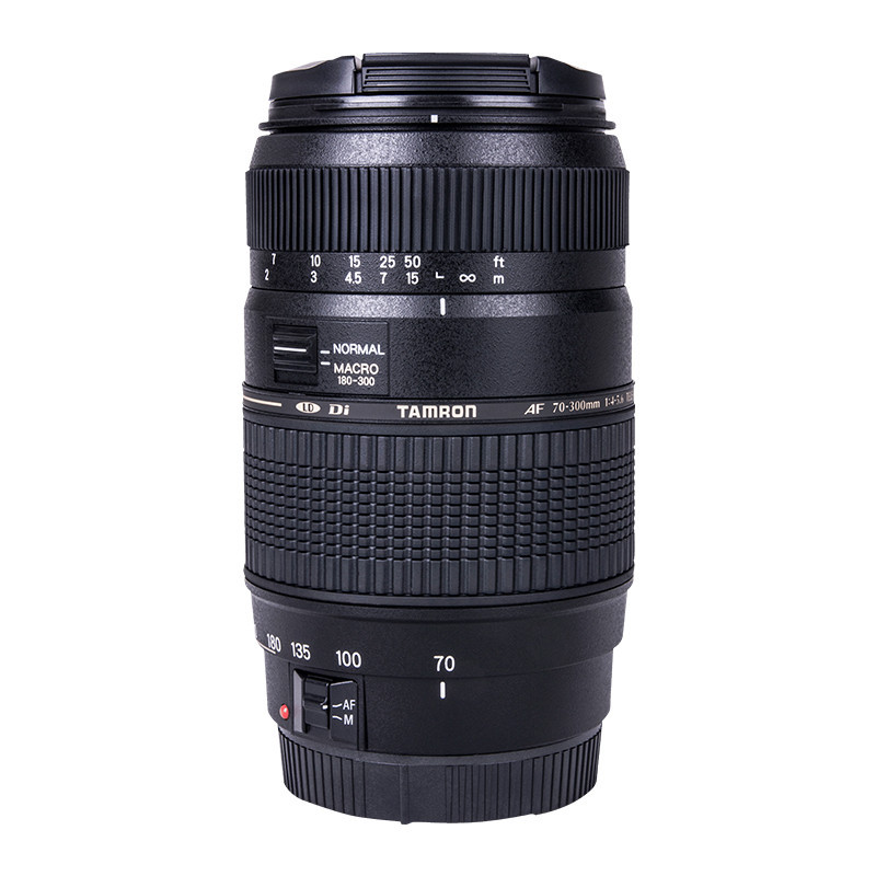 腾龙(TAMRON) 70-300mm F/4-5.6 Di A17微距1:2佳能卡口中远摄变焦相机镜头数码配件62mm