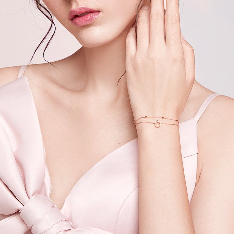 周大福SOINLOVE经典款BB戒18K金钻石手链VU1053精选
