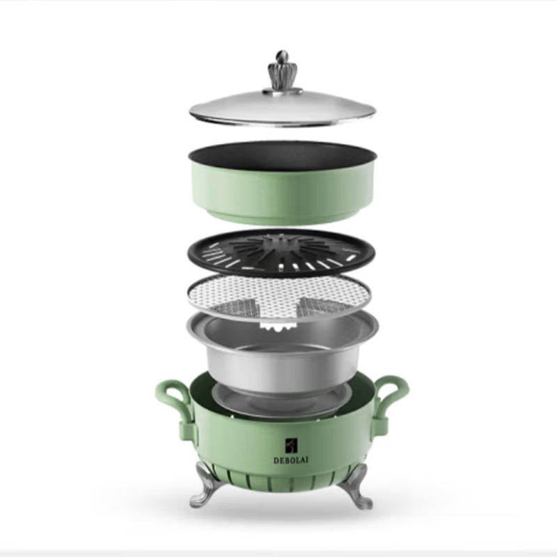 德博莱多功能料理锅WL-30 绿色