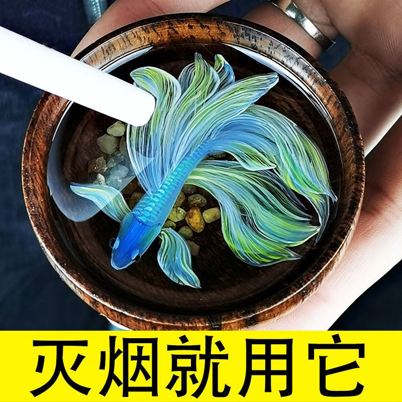 灭烟沙去除烟味室内空气净化剂烟灰杠清洁烟无味熄烟神器灭烟香膏 白色体验装可用20次(买二送一)