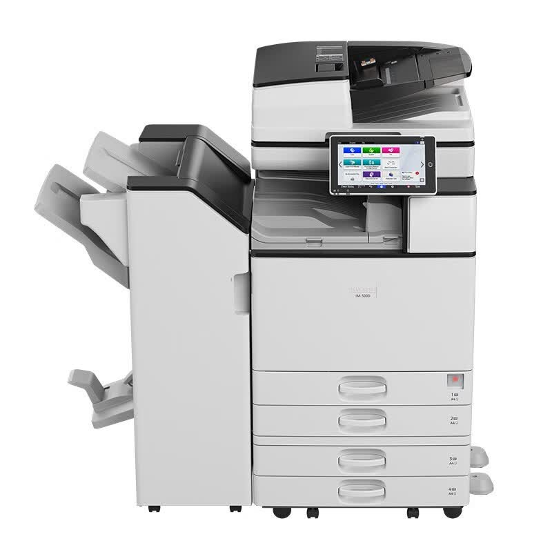 理光(Ricoh)IM 5000 A3黑白激光数码复合机 标配含双面输稿器+四纸盒+1000页小册子装订(计价单位:台)高清大图