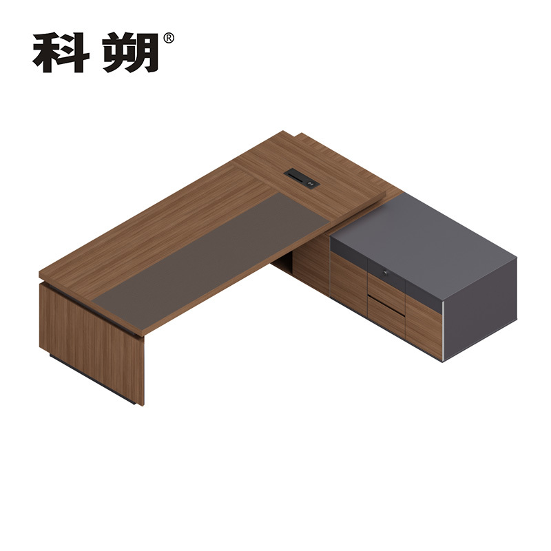 科朔 办公桌老板桌经理桌现代班台经理桌板式班台2.6米KS-08D2602