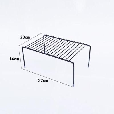 K85-普通款[不可伸缩] 1层 鞋架分层隔板可伸缩铁艺厨房置物架下水槽橱柜碗碟架调味品架子厨