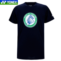 尤尼克斯(YONEX)2019年新款羽毛球服苏迪曼杯纪念服文化衫男女运动 男YOB19112CR-019-深蓝 XXXL