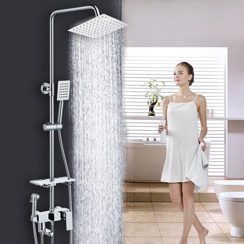 全铜淋雨花洒套装沐浴家用卫生间淋浴器增压喷头套装浴室
