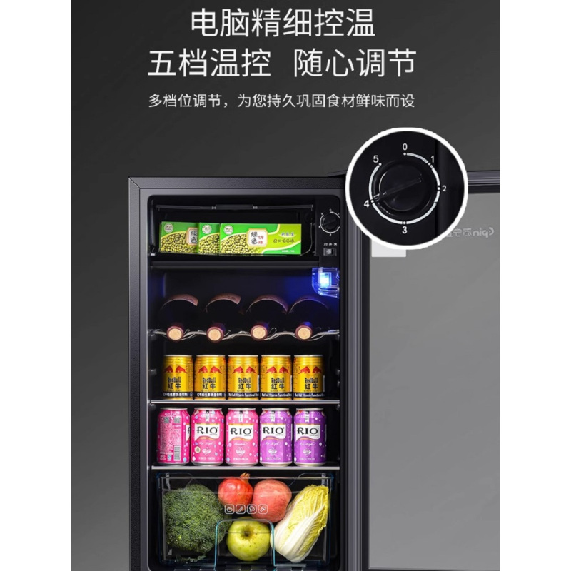 苏宁宜品冰吧冷藏柜欧式恒温红酒柜酒店家用电冰箱迷你小型单门办公室