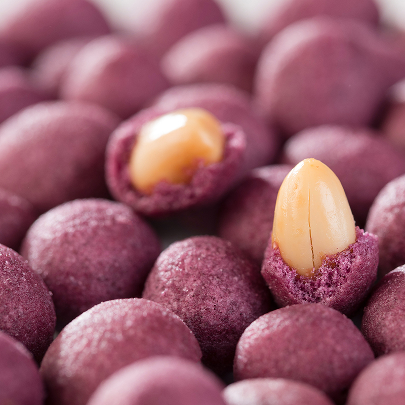 [19.9任选10件]刻凡紫薯花生60g/袋坚果炒货散装休闲食品宿舍解馋零食女生高清大图