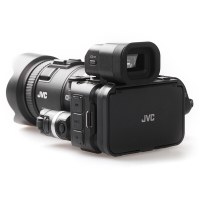 杰伟世JVC GC-PX100BAC 摄像机 功能 高速摄录一体 高清数码摄像机 黑色 600万有效像素 3英寸显示屏