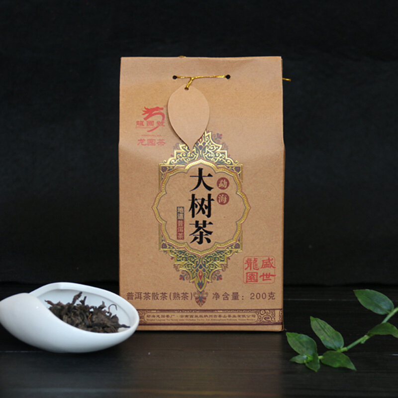 大树茶普洱茶茶叶散茶熟茶 勐海工艺普洱茶 200g