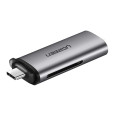 绿联 50704 USB-C多功能读 卡器 黑色 （1）个