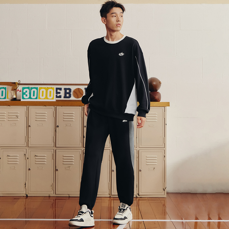 361°运动长裤秋冬季新款加绒保暖裤子_拼高清大图