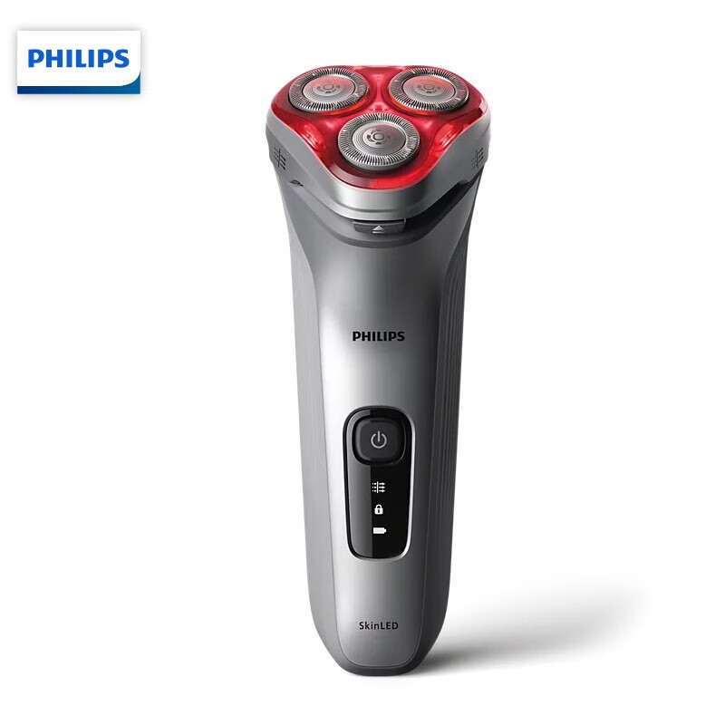 飞利浦(PHILIPS)剃须刀红光肌能光感科技男士胡须刀红光醒肤科技LED4500