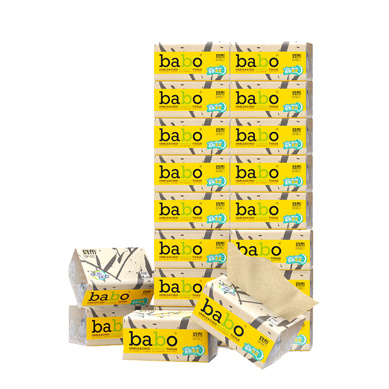 斑布生活用纸抽纸卷纸组合装(DBCJ200A27+DBWR110F20+DBCW80B30)/组高清大图