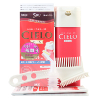 宣若(CIELO)染发霜 5RU深紫红棕(日本进口染发剂 健康遮盖白发染发膏)