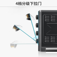 九阳 (Joyoung )电烤箱KX38-J98 上下分区温控 120分钟定时 内置炉灯38L多层烤位