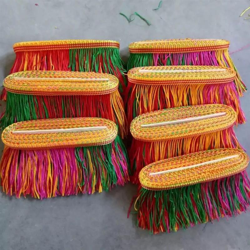 潮汕拜神用品 纸扎 装饰用品 五彩布须 花蓝穗 灯笼穗 彩须